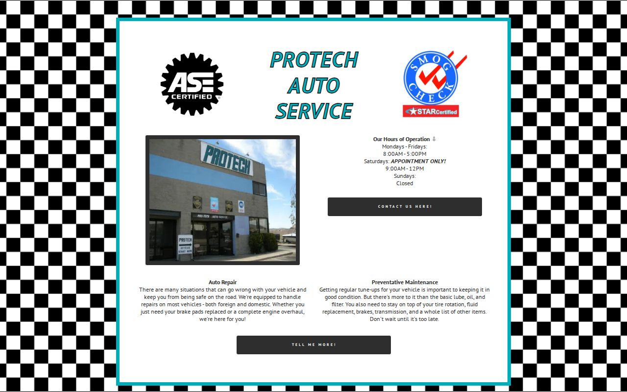 Protech Auto Site